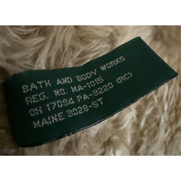 Bath & Body Works Plush Teddy Bear Blue Sweater Airplane Design 18” Vintage Rare - Picture 6 of 9